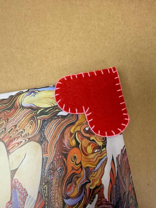 სანიშნი, წითელი გული - "Maqmani Wood • მაქმანი ვუდი"