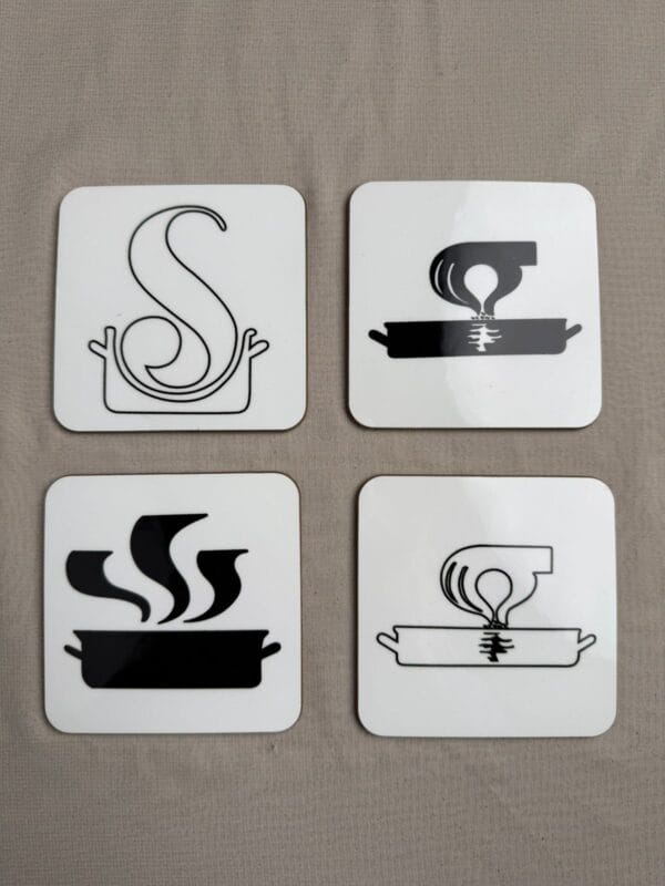 ჭიქის დასადების ნაკრები - "არტ სართული • ARTSARTULI"