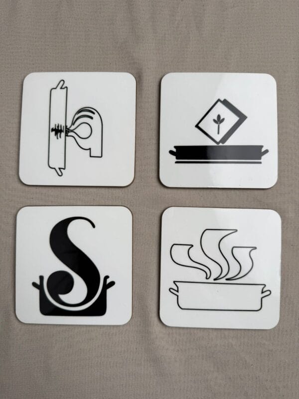 ჭიქის დასადების ნაკრები - "არტ სართული • ARTSARTULI"