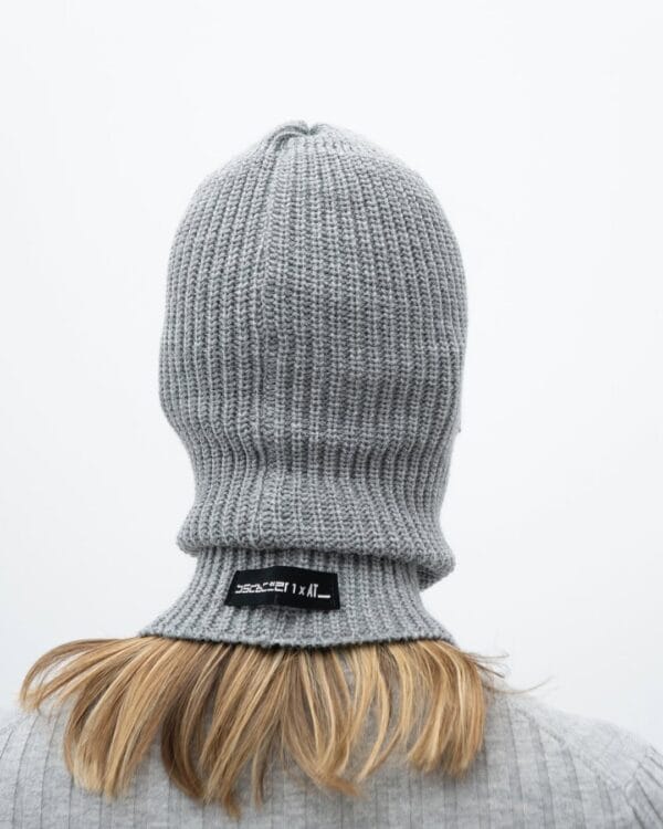 შლემი/ბალაკლავა, ნაცრისფერი - "ანაბეჭდი • anabechdi"