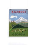 პოსტერი "ყაზბეგი" - "ჯეო პოსტერი • Geo Poster"