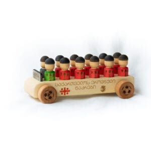 ხის სათამაშო "საქართველოს ნაკრები" - "ცაცია ოსტატი • Left-Handed Master"