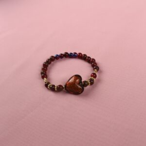 სამაჯური, წითელი - "FARFALLA DE VETRO"