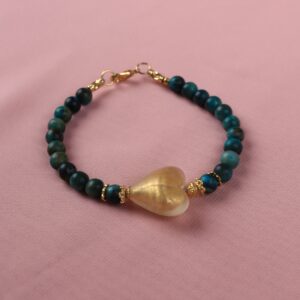 სამაჯური, მწვანე ყვითელში - "FARFALLA DE VETRO"