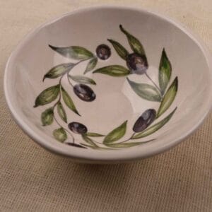 კერამიკის ჯამი, ზეთისხილები - "Nari Ceramics • ნარი კერამიქს"