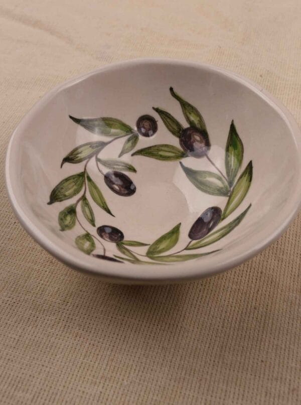 კერამიკის ჯამი, ზეთისხილები - "Nari Ceramics • ნარი კერამიქს"