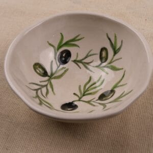 კერამიკის ჯამი, ზეთისხილები - "Nari Ceramics • ნარი კერამიქს"