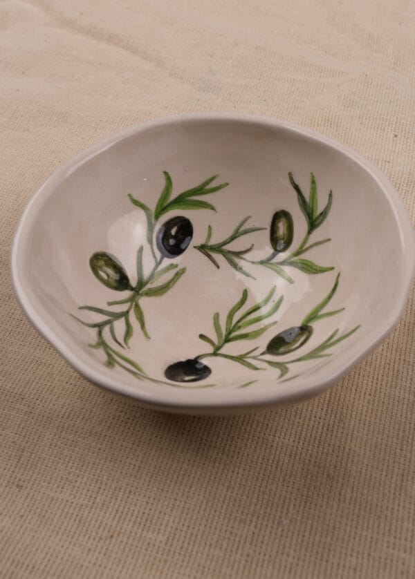 კერამიკის ჯამი, ზეთისხილები - "Nari Ceramics • ნარი კერამიქს"