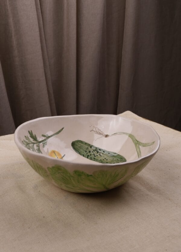 კერამიკის სასალათე, იტალიური გემოები - "Nari Ceramics • ნარი კერამიქს"