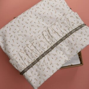 საბავშვო თეთრეულის ნაკრები ყვავილებით - "იელი • ieli"