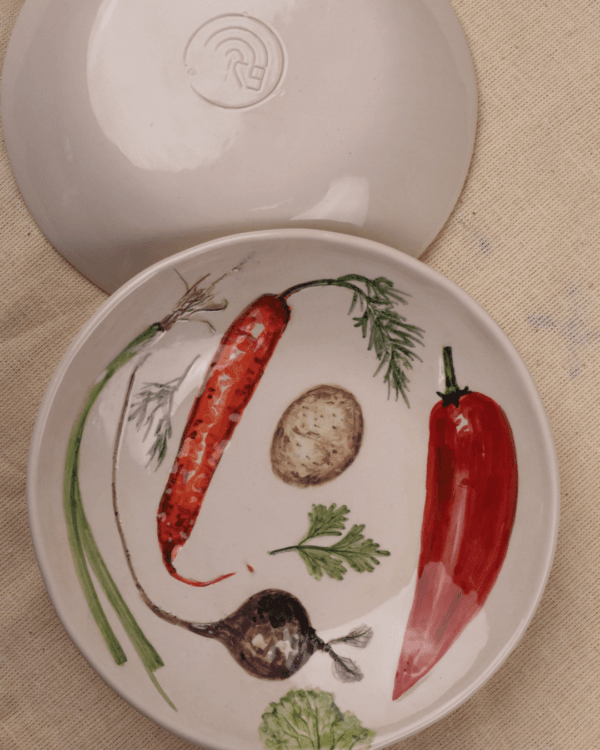 კერამიკის სასალათე ჯამი, კარტოფილის სალათი - "Nari Ceramics • ნარი კერამიქს"