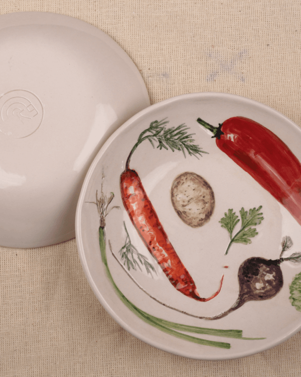 კერამიკის სასალათე ჯამი, კარტოფილის სალათი - "Nari Ceramics • ნარი კერამიქს"