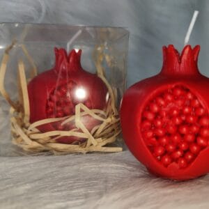 სანთელი, ბროწეული - "Soul Flame • ხელნაკეთი არომატული სანთლები"