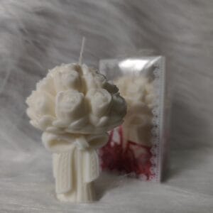 პატარა ვარდების თაიგული - "Soul Flame • ხელნაკეთი არომატული სანთლები"