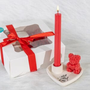 სანთელი, დათუნია გულში - "Soul Flame • ხელნაკეთი არომატული სანთლები"