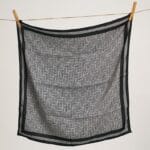 მამაკაცის შარფი, "ლაშარი" (შავი) - "დარი • Dari"