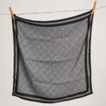 მამაკაცის შარფი, "ლაშარი" (შავი) - "დარი • Dari"