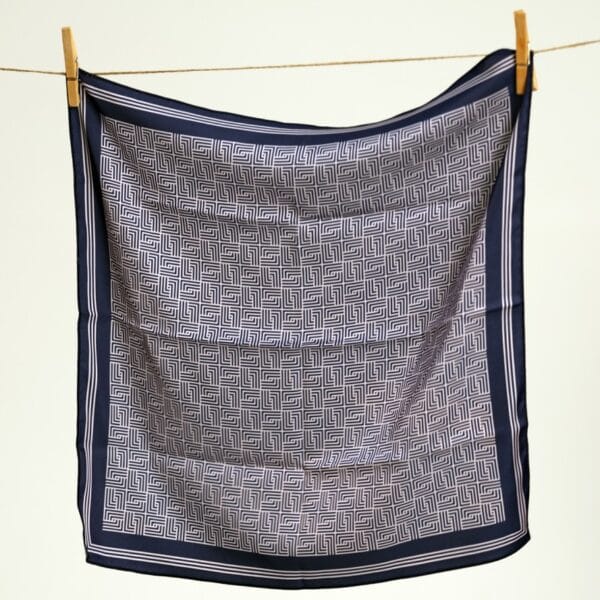 მამაკაცის შარფი, "ლაშარი" (ლურჯი) - "დარი • Dari"