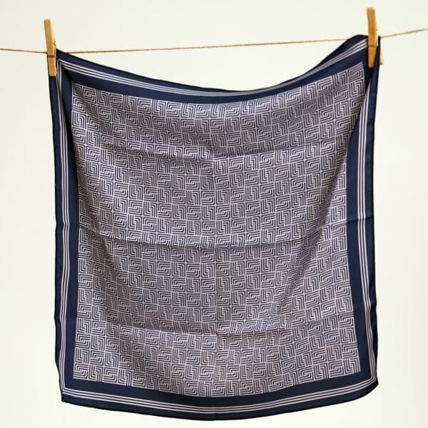 მამაკაცის შარფი, "ლაშარი" (ლურჯი) - "დარი • Dari"