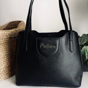 ქალის ჩანთა, შავი - "მატიანე • Matiane"