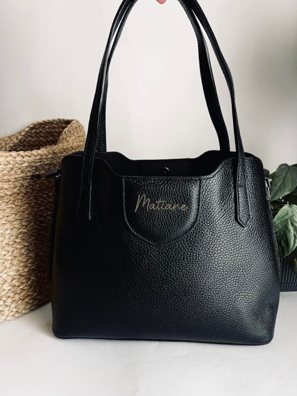 ქალის ჩანთა, შავი - "მატიანე • Matiane"