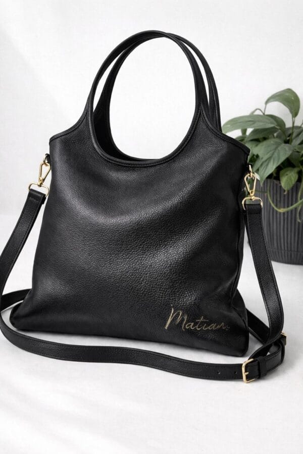 ჩანთა ნოუთბუქისთვის, შავი - "მატიანე • Matiane"