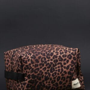 კოსმეტიკის ჩანთა ლეოპარდის პრინტით, პატარა - "Beachy • ბიჩი"