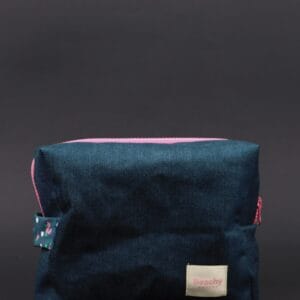 ჯინსის კოსმეტიკის ჩანთა, დიდი - "Beachy • ბიჩი"