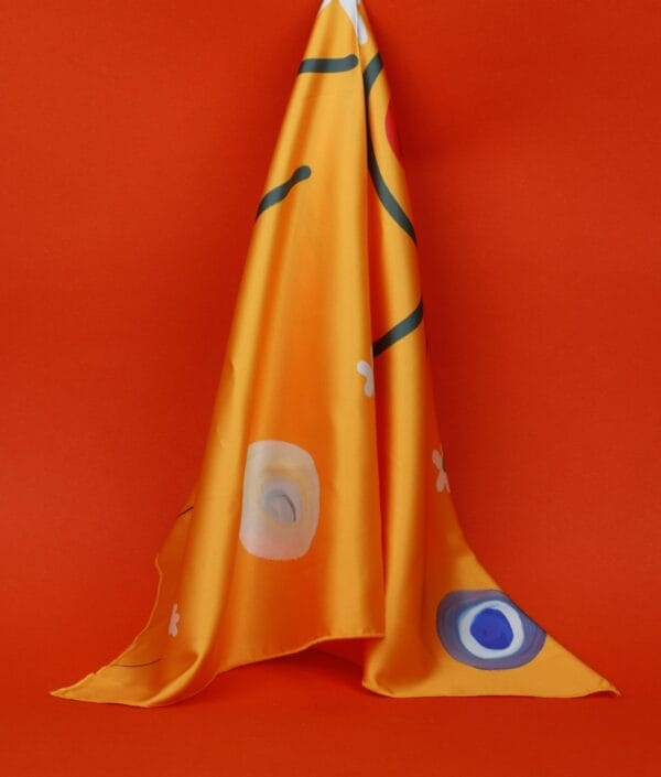 შარფი, ყვითელი - "უფუფა • Upupa"