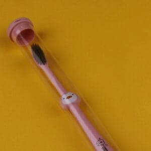 საბავშვო კბილის ჯაგრისი, ვარდისფერი - "ბამბუკა • Bambuka"