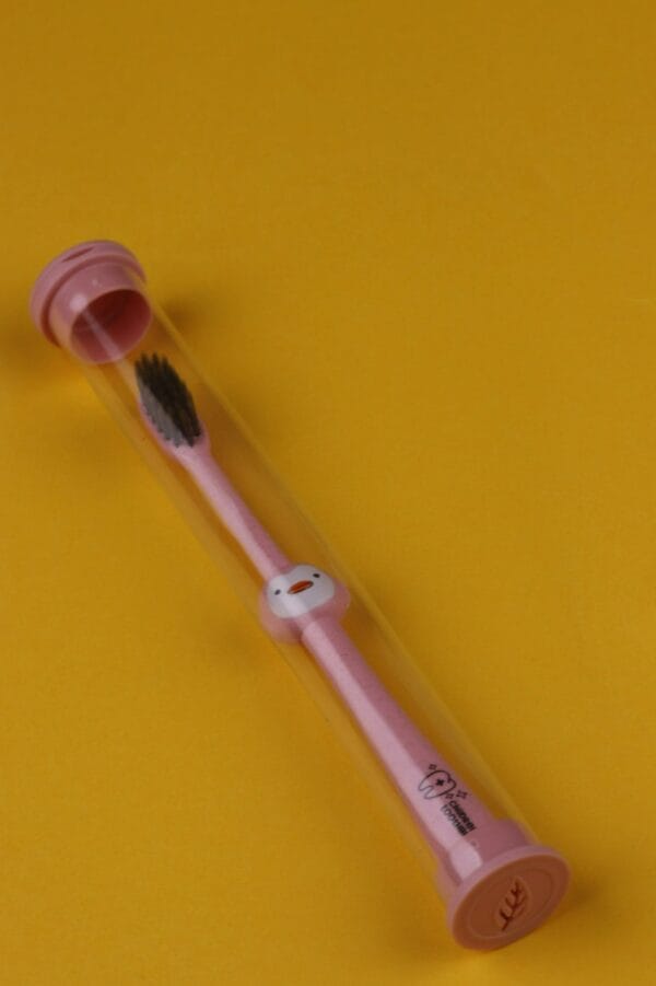 საბავშვო კბილის ჯაგრისი, ვარდისფერი - "ბამბუკა • Bambuka"