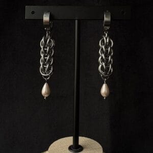 საყურე მარგალიტით - "Marmaria _  jewelry • მარმარია ჯუელრი"