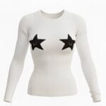 მაისური ვარსკვლავით, თეთრი - "კიარა • kiara