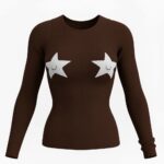 მაისური ვარსკვლავით, ყავისფერი - "კიარა • kiara