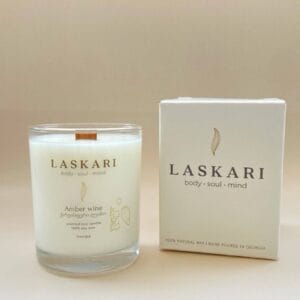 სანთელი "AMBER WINE" - "LASKARI • ლასკარი"