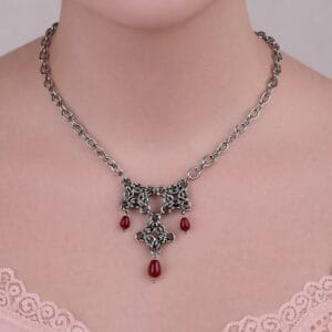 ყელსაბამი ქვებით - "Marmaria _  jewelry • მარმარია ჯუელრი"