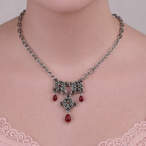 ყელსაბამი ქვებით - "Marmaria _  jewelry • მარმარია ჯუელრი"