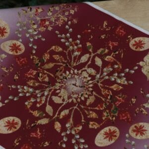 სააღდგომო რანერი, წითელი - "Tamari's Scarves • თამარის შარფები"