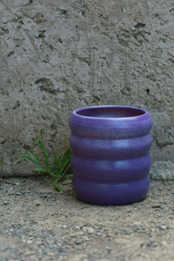 ქოთანი, იასამნისფერი - "Zakareli Ceramics • ზაქარელი კერამიკა"
