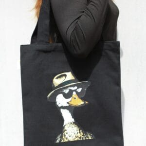 ნაჭრის ჩანთა, შავი - "კარაველა • Karavela"