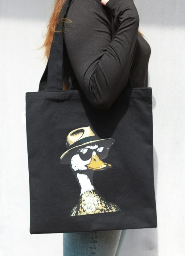 ნაჭრის ჩანთა, შავი - "კარაველა • Karavela"