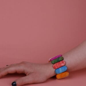 ფერადი ქვების სამაჯური - "სალის ხელნაკეთი • SALI HANDMADE"