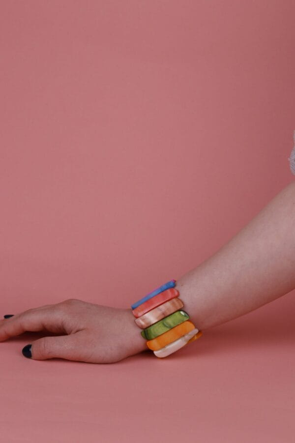 ფერადი ქვების სამაჯური - "სალის ხელნაკეთი • SALI HANDMADE"