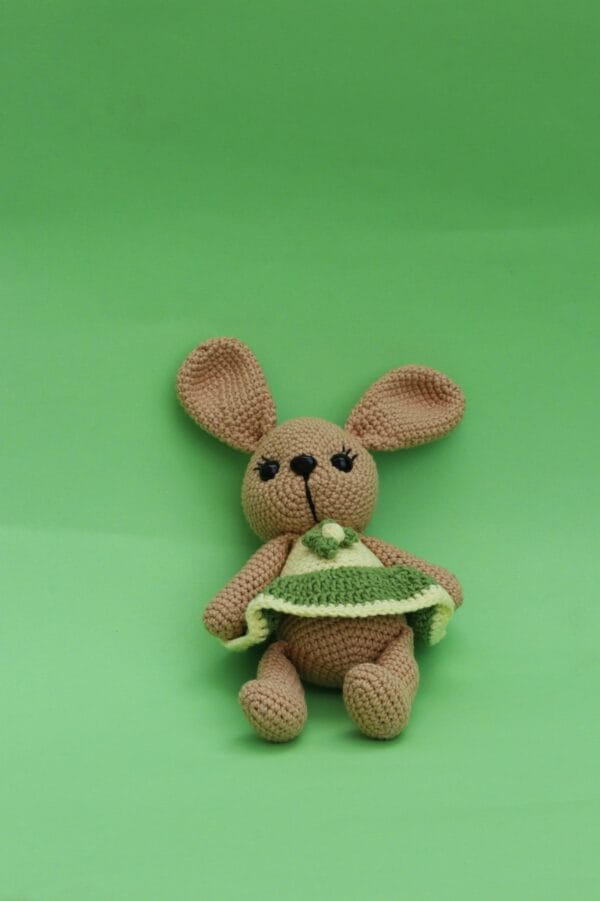 ნაქსოვი სათამაშო, კურდღელი - "ადონეს სათამაშოები • Adone toys"