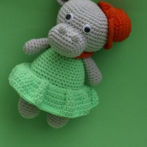 ნაქსოვი სათამაშო, ბეგემოტი - "ადონეს სათამაშოები • Adone toys"