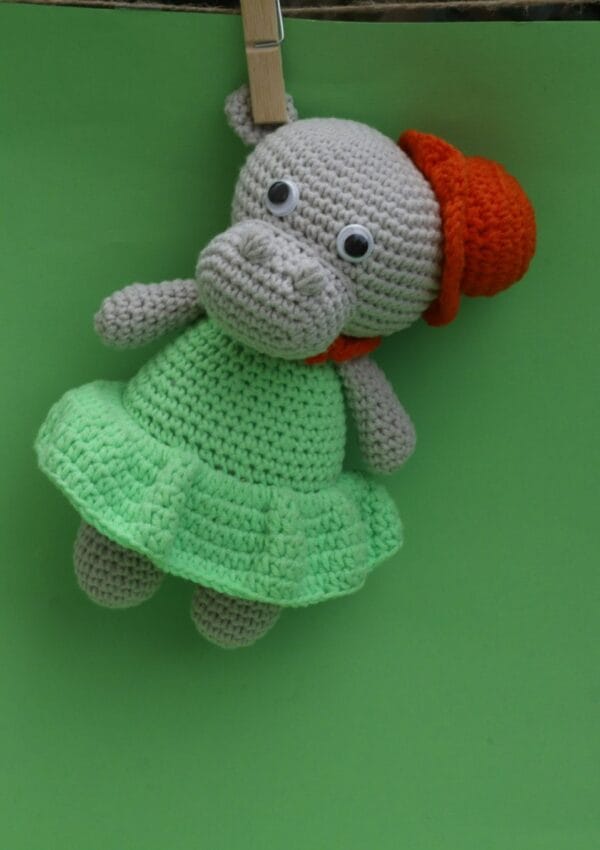 ნაქსოვი სათამაშო, ბეგემოტი - "ადონეს სათამაშოები • Adone toys"