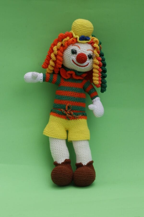 ნაქსოვი სათამაშო, ჯამბაზი - "ადონეს სათამაშოები • Adone toys"