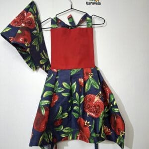 საბავშვო წინსაფარი ბროწეულებით - "კარაველა • Karavela"