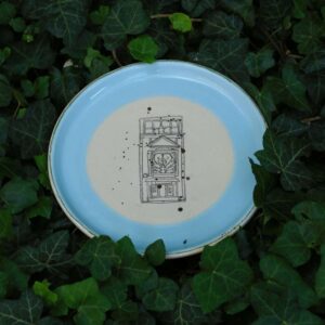 თეფში "თბილისი", ცისფერი – “კერამიკ არტი • Ceramic Art”