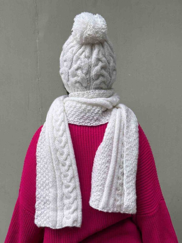 ქუდისა და კაშნეს ნაკრები - "ქეთის ნაქსოვები • Knits by Keti"